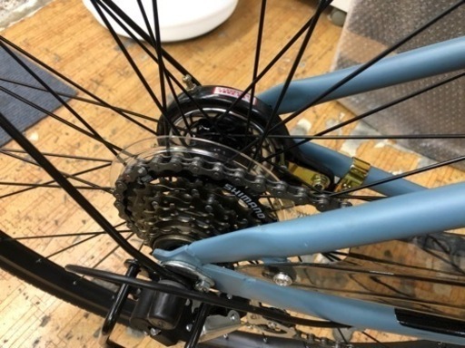 売り切れました！使用わずか1週間！27インチシティサイクル 自転車 美品です！