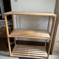 ニトリの本棚 パインラック マンクス 0円