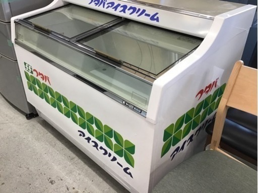 ●販売終了●フタバアイスクリーム　業務用冷凍ショーケース　レトロ　冷凍庫　中古品