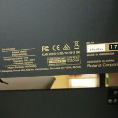 ジモティ来店特価!!　電子ピアノ　Roland　HP605　2017　　J-775の画像