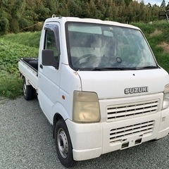 キャリートラック 低走行 鉄板荷台 現状販売 ベース車両にいかが...