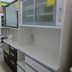 ジモティ来店特価!!　レンジボード　松田家具　ホワイト　　J-780