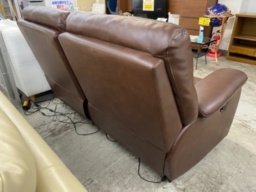 【愛品館 江戸川店】ニトリ 電動２Pソファ ID：156-018721-007