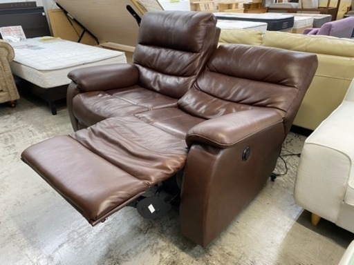 【愛品館 江戸川店】ニトリ 電動２Pソファ ID：156-018721-007