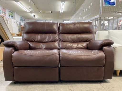 【愛品館 江戸川店】ニトリ 電動２Pソファ ID：156-018721-007