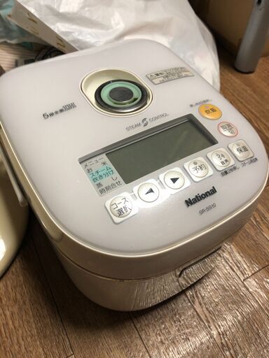 【商談中】1.0L 0.5～5.5合 スチームＩＨジャー炊飯器 SR-SS10