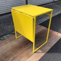3台あり IKEA イケア 折りたたみテーブル MUDDUS 黄...