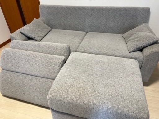 2.5人掛けカウチ付きソファ　村内ファニチャー