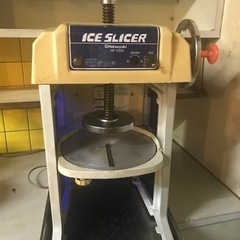 かき氷　氷削機初雪