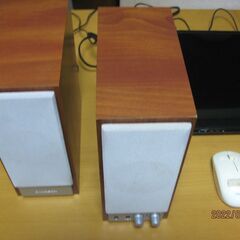 オウルテック製　木目調　ＰＣ　スピーカー