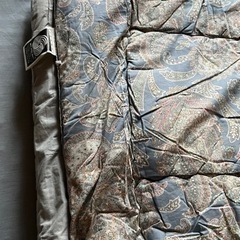 【中古】シングル 羊毛掛け布団