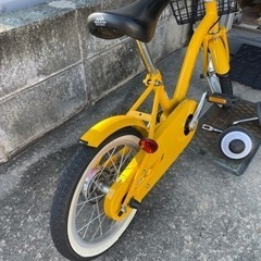 補助輪、スタンド付き　14インチ　子供用自転車の画像