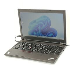 保証付 新品SSD 15.6型 ノートパソコン Lenovo L570 中古良品 第6世代 Core i5 8GB DVDRW 無線 Wi-Fi Webカメラ Windows11 Office 