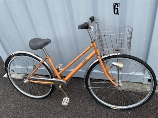 No.300【電球式オートライト、内装3段変速】★激安★ 中古自転車   27インチ 軽整備済み 安い 防犯登録 町田市 麻生区 神奈川