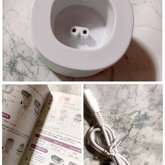 ꒰未使用꒱チクチクしない サロン仕上げ 防水 ムダ毛処理 充電式シェーバー 白の画像