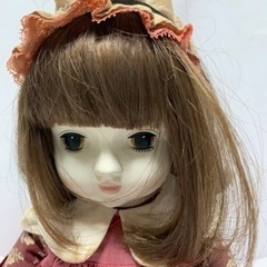 昭和レトロ、サンキョー ビスクドール、オルゴール機能付きの画像