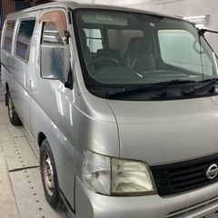 日産　キャラバンディーゼル　お仕事車に⚒️⚒️