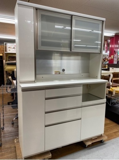 R240 高級 PAMOUNA キッチンボード、食器棚、幅140cm 美品