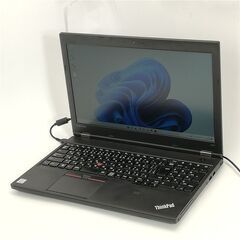 保証付 高速SSD Wi-Fi有 15.6型 ノートパソコン Lenovo L560 中古動作良品 第6世代Core i5 8GB 無線LAN Webカメラ Windows11 Office