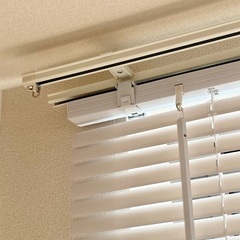 【賃貸取り付け可】美品 ブラインド 白の画像