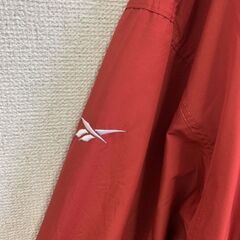 【身幅：７３cm】ナイロン プルオーバー スポーツウェア XXL【reebok】の画像