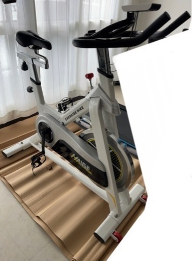 ハイガー スピンバイクカラー 白 HG-YX-5007 フィットネス エアロバイク