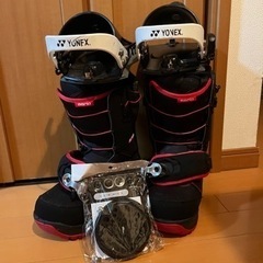 YONEX - ヨネックス　スノボブーツ　バインディング　セット ステップインから、フレキシブルな操作性のハイバックレス
