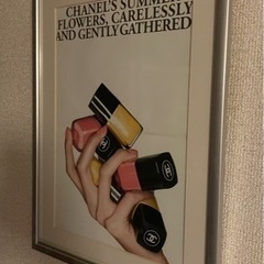 CHANEL    広告ポスター　額装の画像