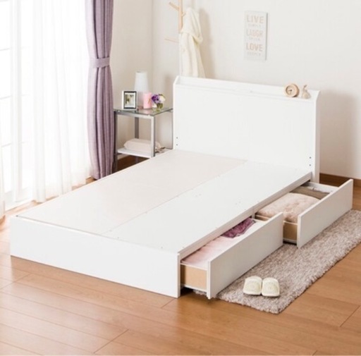 注文 【確約済み】セミダブルベッドフレーム※解体済み