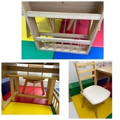 2千円値下げ【2年使用 美品】ニトリ  ダイニングテーブル 4点セットの画像