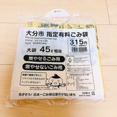 【お得！】大分市ゴミ袋45ℓ7枚＋透明袋3枚☆9月17日(土)に...