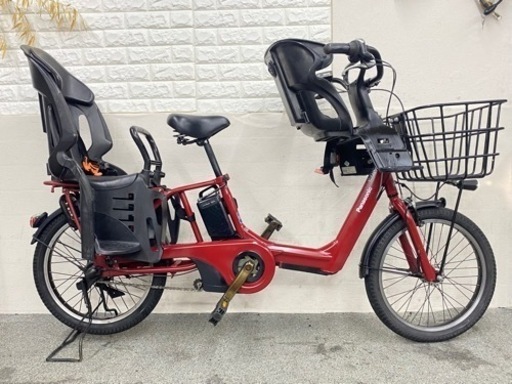 決定！人気度高い　パナソニックギュットアニーズ　3人乗り電動自転車　16ahバッテリー子供シート付きのお買い得