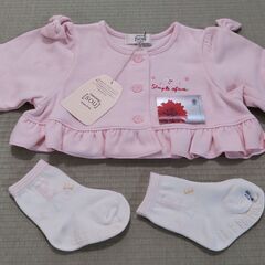 【未使用】ベビー服　帽子　靴下　まとめての画像