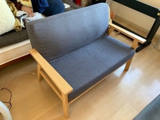 〈美品〉さらに！_^価格¥16000！⁉️2人がけミニソファー‼️
