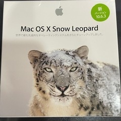 【月末迄限定値下！】【Mac OS】OS X Snow Leopard