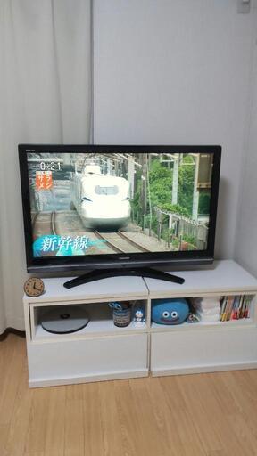 緊急募集　早いもの勝ち！　テレビとテレビ台セット