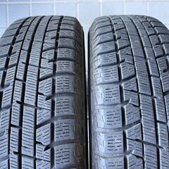 超美品★軽自動車用スタッドレスタイヤセット★155/65R14　7～8分山★ホワイトの画像