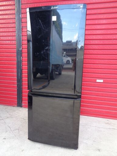 MITSUBISHI 三菱　146L 2ドア冷凍冷蔵庫　MR-P15EA-KK　中古