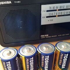 【故障あり】東芝 ラジオ ワイドFM対応 電池長持ち 大音量の画像