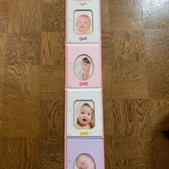 子供の身長測定計＆写真入れ（ほぼ新品）