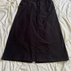 スリット入りロングスカート　L