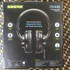 SHURE SRH440 ヘッドホンの画像