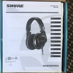 SHURE SRH440 ヘッドホンの画像