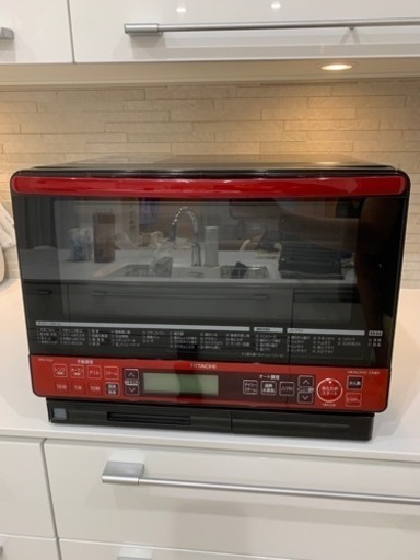 日立 スチームオーブンレンジ ヘルシーシェフ 31L パールレッド MRO-NS8 R