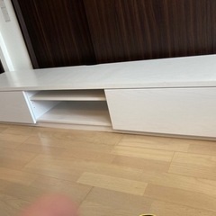テレビ台　180cm 白　ロータイプ