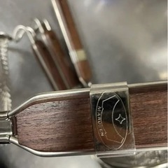 業務用 ラーメンてぼ (8メッシュ) 平底 6本セット 麺上げざるの画像