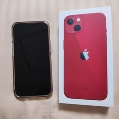iPhone13 128GB  SIMフリー　箱、説明書、充電ケーブル、ガラスケース、ガラスフィルム付き