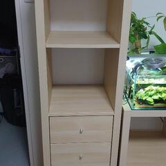 IKEA カラックス シェルフユニット 42×147cm(ベージ...