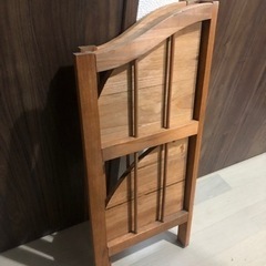 取引中 木製 折りたたみラックの画像