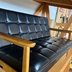 ⭐️オシャレ⭐️カリモク60 Kチェア 2シーターソファ karimoku